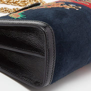 Gucci Ophidia Embroidered Dragon Suede Chain Bag (Pre-Loved)