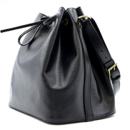 Louis Vuitton Noé Black Epi Leather Bucket Bag 