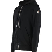 Moncler Big Logo Zip-Up Hoodie Black (Pre-Loved)