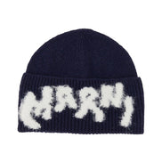 Marni Embroidered Logo Knit Beanie 