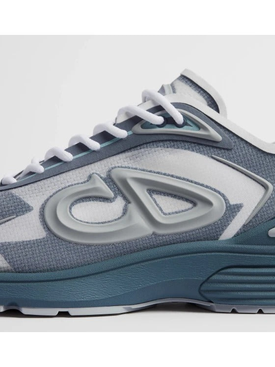 Dior B30 Countdown Leather and Technical Mesh Low-Top Running Sneakers 