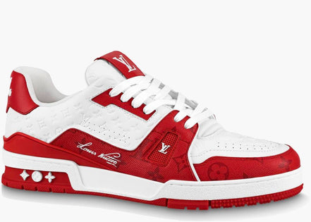 Louis Vuitton Orange Strass Swarovski Crystal Trainers "Unworn"