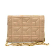Gucci GG Marmont Matelassé Pearl Wallet on Chain Dusty Pink 