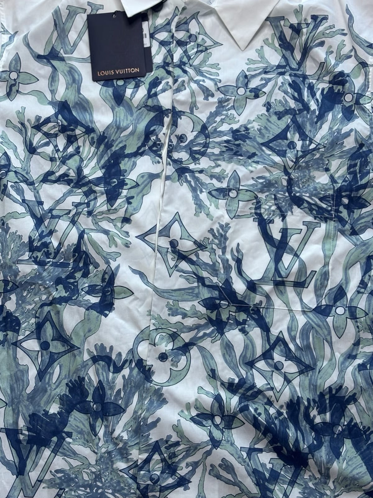 Louis Vuitton Abstract Monogram Shirt Size Large “Never Owned”