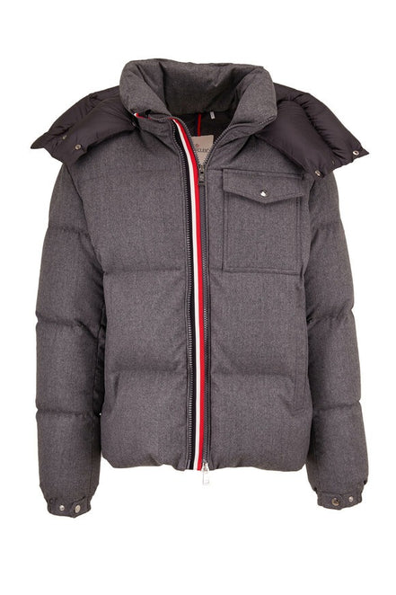 Moncler Brazier Wool Down Jacket Grey (Pre-Loved)