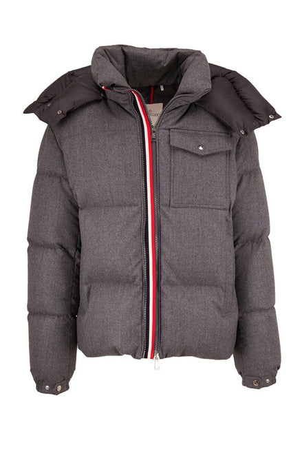 Moncler Brazier Wool Down Jacket Grey (Pre-Loved)