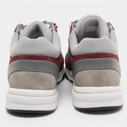 Chanel CC Tie-Dye Runner Sneakers Burgundy & Grey 