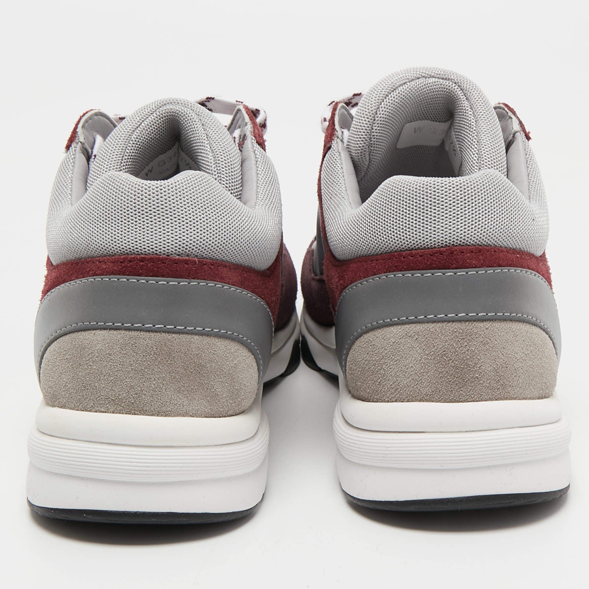 Chanel CC Tie-Dye Runner Sneakers Burgundy & Grey 