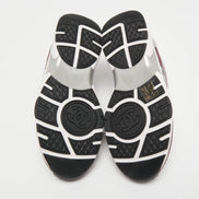 Chanel CC Tie-Dye Runner Sneakers Burgundy & Grey 