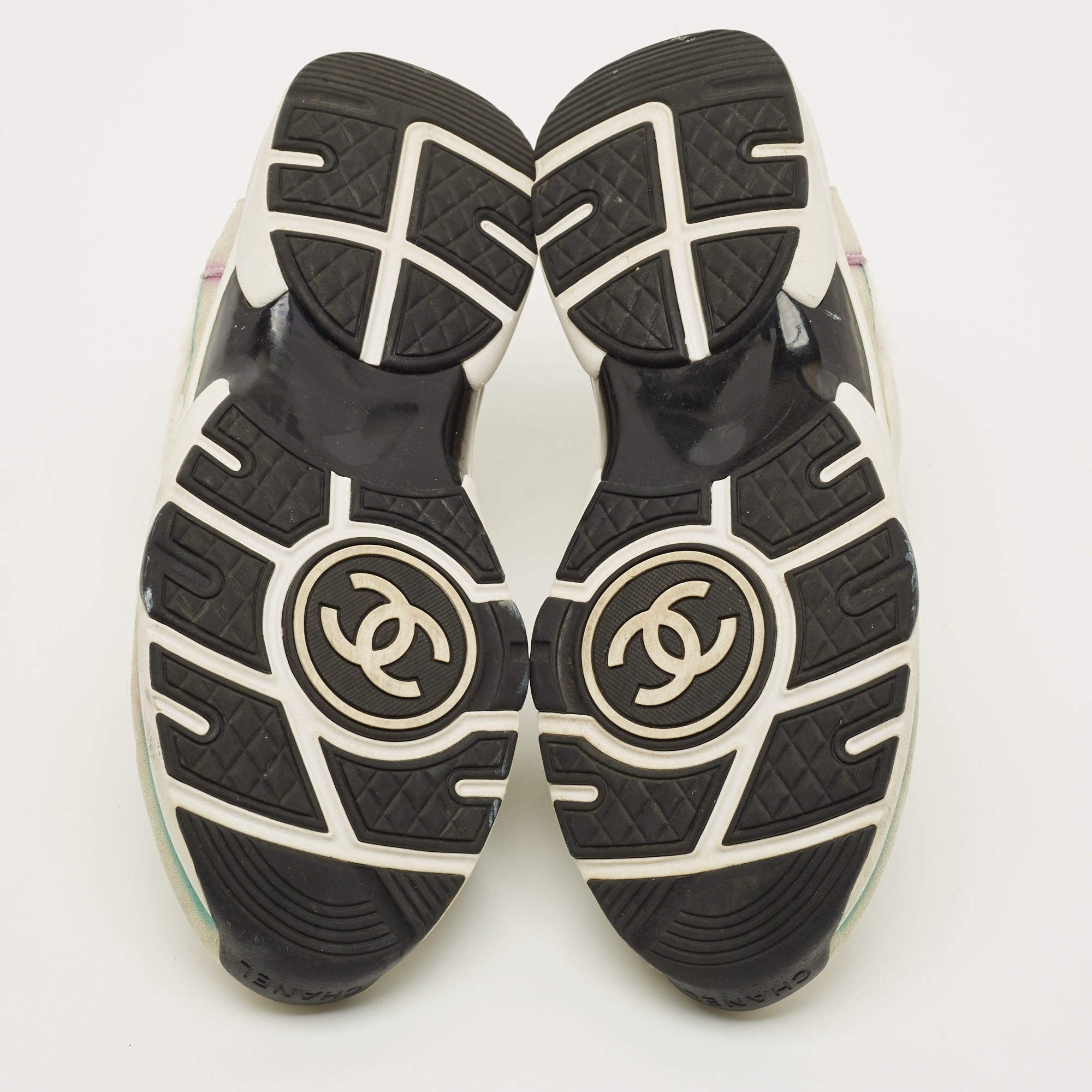 Rare Pastel Chanel CC Runner Sneakers 