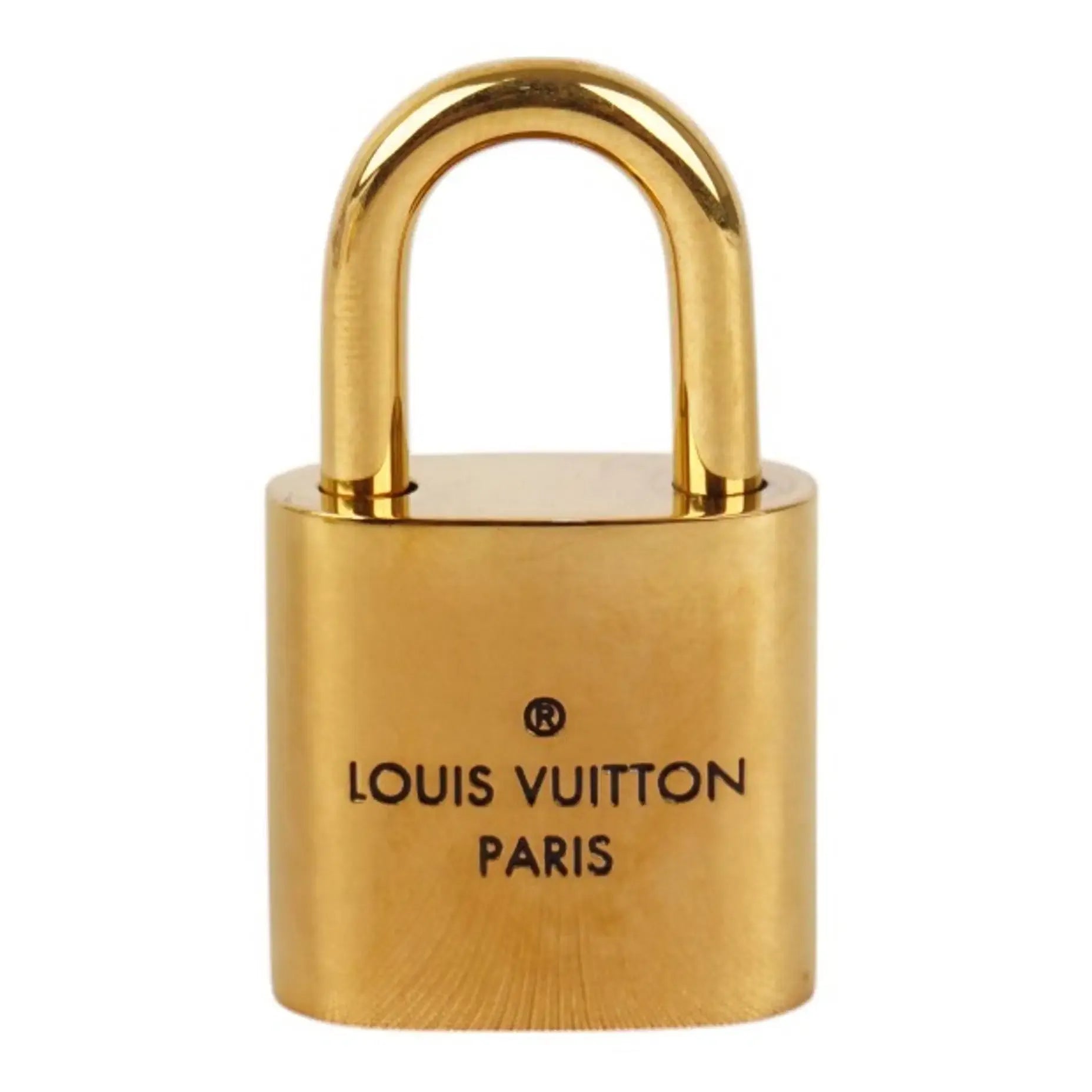 Louis Vuitton Brass Lock and Key Set 