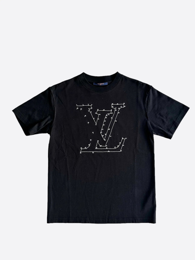 Black Louis Vuitton Dot to Dot T-Shirt Size Small “Never Owned”