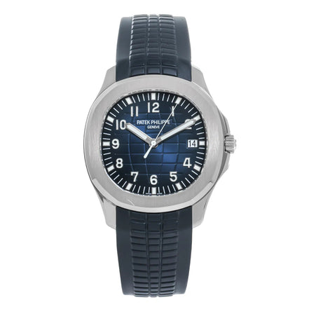 Patek Philippe Aquanaut "Jumbo" 5168G-001 White Gold Blue Dial (Pre-Loved)