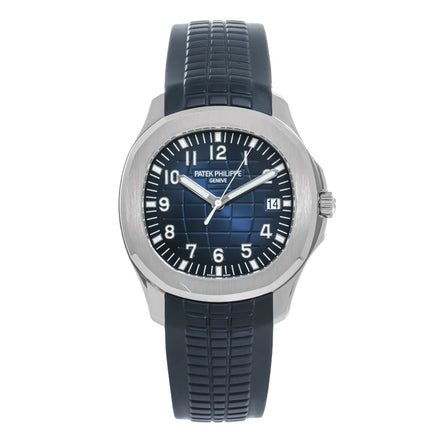 Patek Philippe Aquanaut "Jumbo" 5168G-001 White Gold Blue Dial (Pre-Loved)