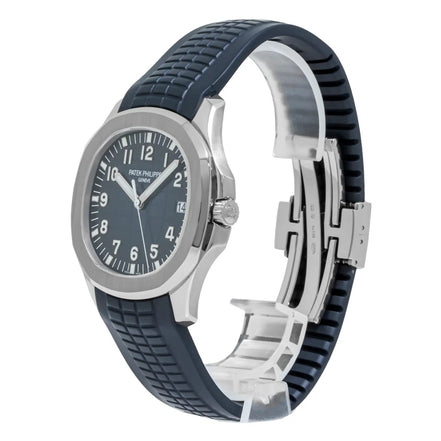 Patek Philippe Aquanaut "Jumbo" 5168G-001 White Gold Blue Dial (Pre-Loved)