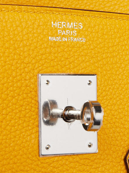 Hermès Birkin 30 Lime Epsom Palladium Hardware "Unworn"