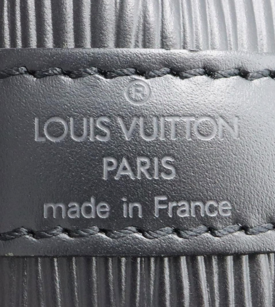 Louis Vuitton Noé Black Epi Leather Bucket Bag 