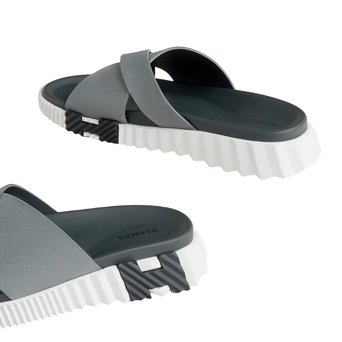 Hermès Infra Sandals Grey UK 7 “Never Owned”