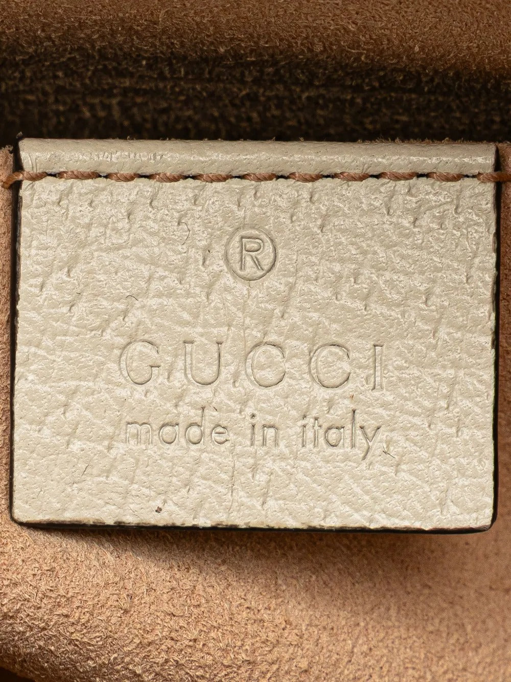 Gucci Ophidia GG Flora White Leather Shoulder Bag (Pre-Loved)