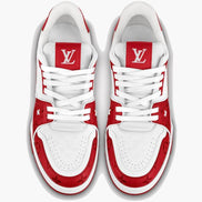 Louis Vuitton Orange Strass Swarovski Crystal Trainers 