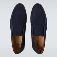 Loro Piana Open Walk Suede Ankle Boots 