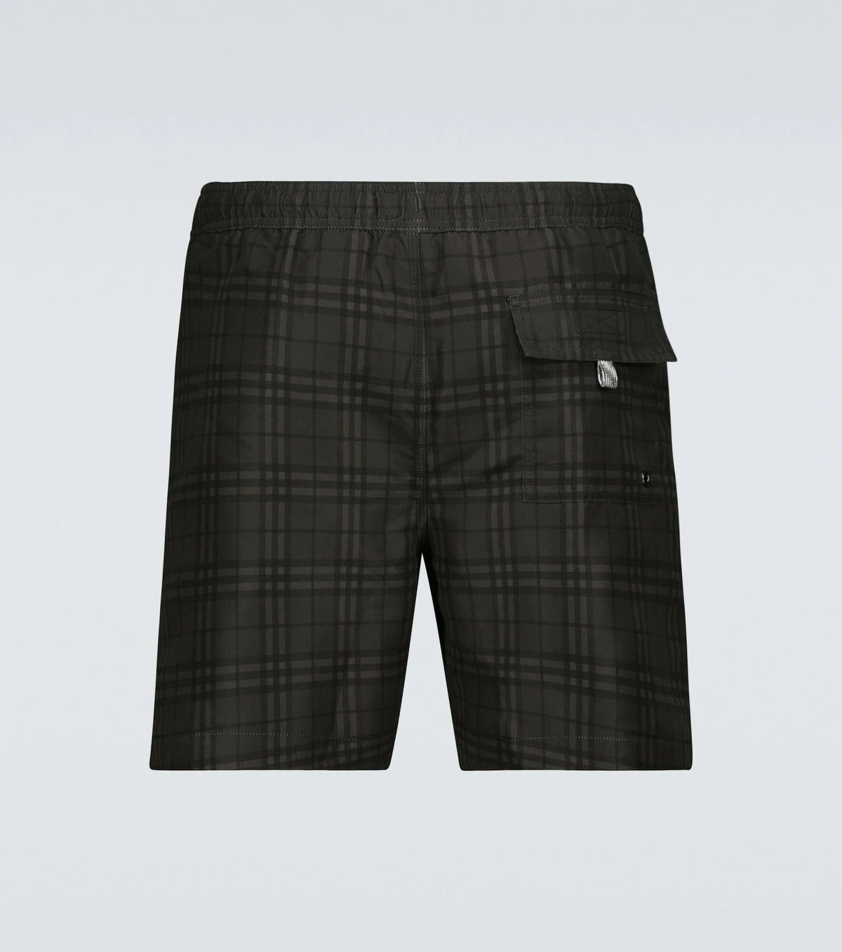 Burberry Tonal Charcoal Check Swim Shorts (Pre-Loved)