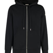 Moncler Big Logo Zip-Up Hoodie Black (Pre-Loved)