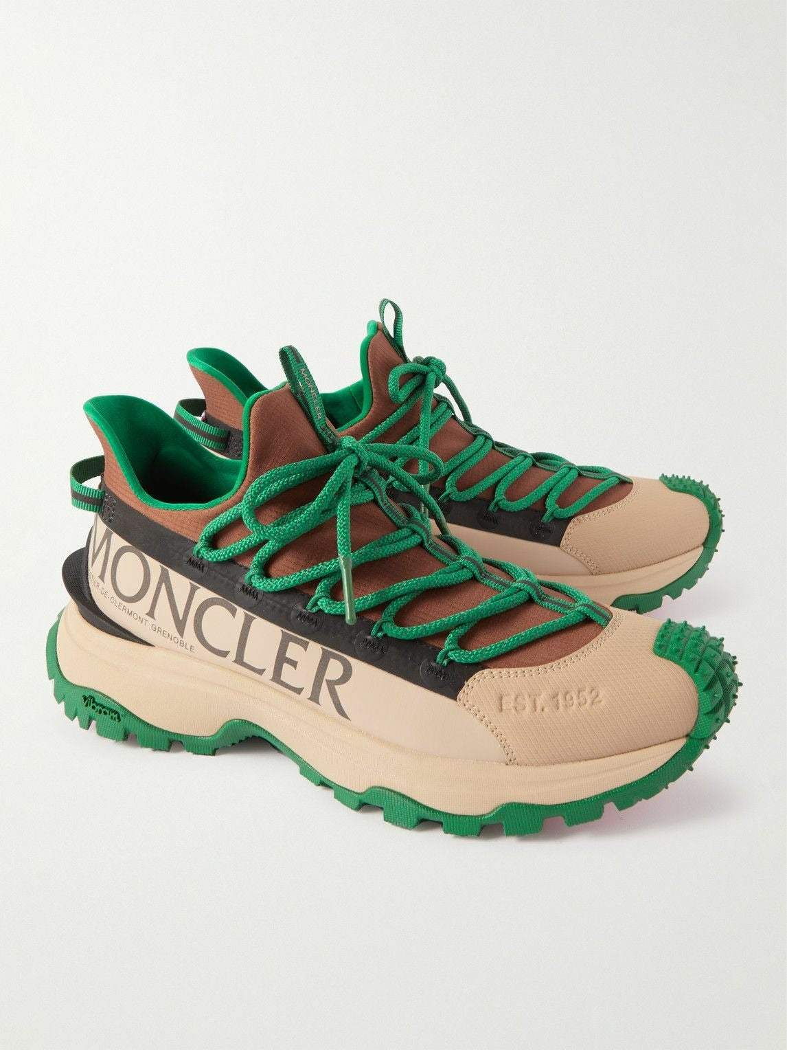 Moncler Trailgrip Lite2 Logo-Print Ripstop and Rubber Sneakers 