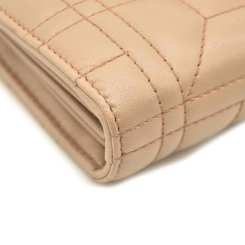 Gucci GG Marmont Matelassé Pearl Wallet on Chain Dusty Pink 