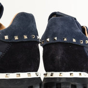 Valentino Garavani Rockrunner Navy Camouflage Sneakers (Pre-Loved)