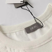 Dior Oblique Terry Cotton White T-Shirt (Pre-Loved)