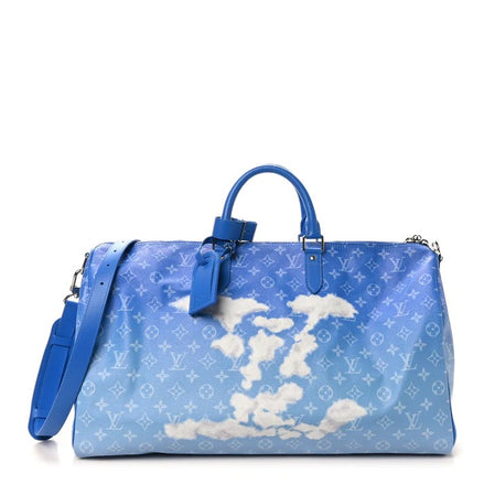 Louis Vuitton Monogram Clouds Keepall Bandoulière 50 (Pre-Loved)