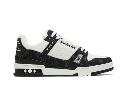Louis Vuitton Black Monogram Denim Trainer Sneakers (Pre-loved)