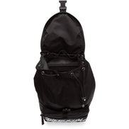 Givenchy Black Nylon Paris Logo Backpack 