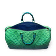 Louis Vuitton Neon Green Taurillon Illusion Keepall 50 (Pre-Loved)
