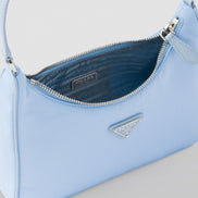 Prada Re-Edition 2000 Re-Nylon Light Blue Mini Bag 