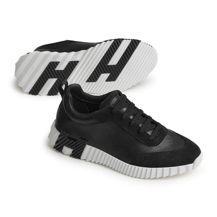 Hermes Bouncing Black Leather Sneakers "Unworn"
