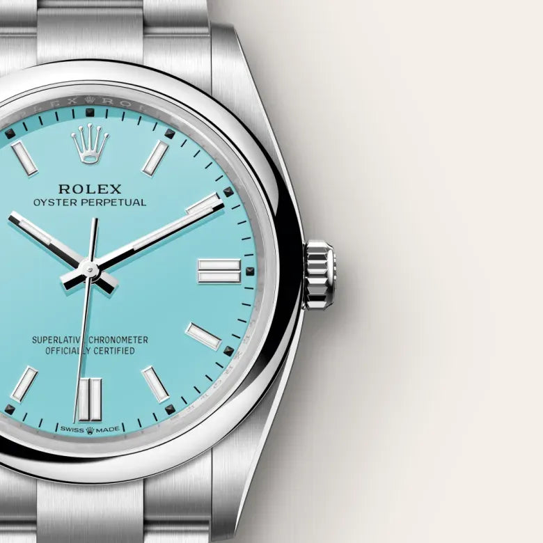 Rolex Oyster Perpetual 36 126000 Turquoise Blue 