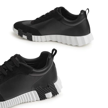Hermes Bouncing Black Leather Sneakers "Unworn"