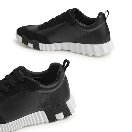 Hermes Bouncing Black Leather Sneakers "Unworn"