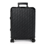 Dior x Rimowa Black Oblique Aluminium Suitcase