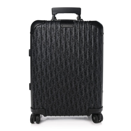 Dior x Rimowa Black Oblique Aluminium Suitcase