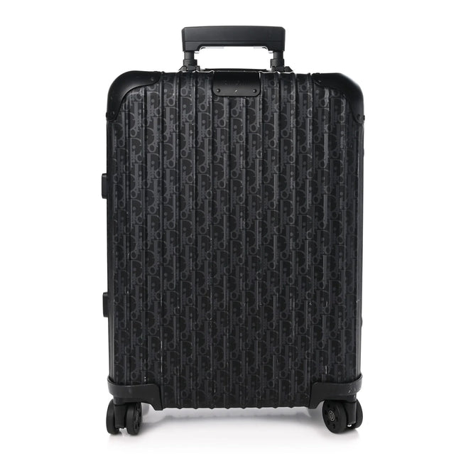 Dior x Rimowa Black Oblique Aluminium Suitcase