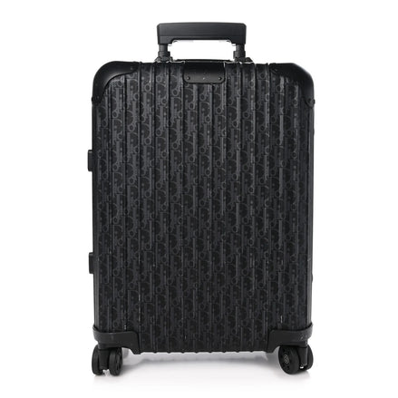 Dior x Rimowa Black Oblique Aluminium Suitcase