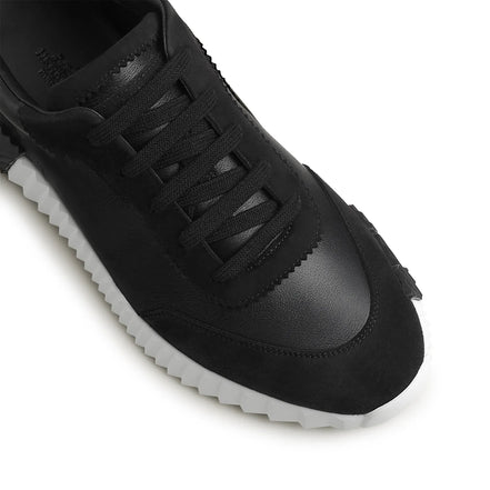 Hermes Bouncing Black Leather Sneakers "Unworn"