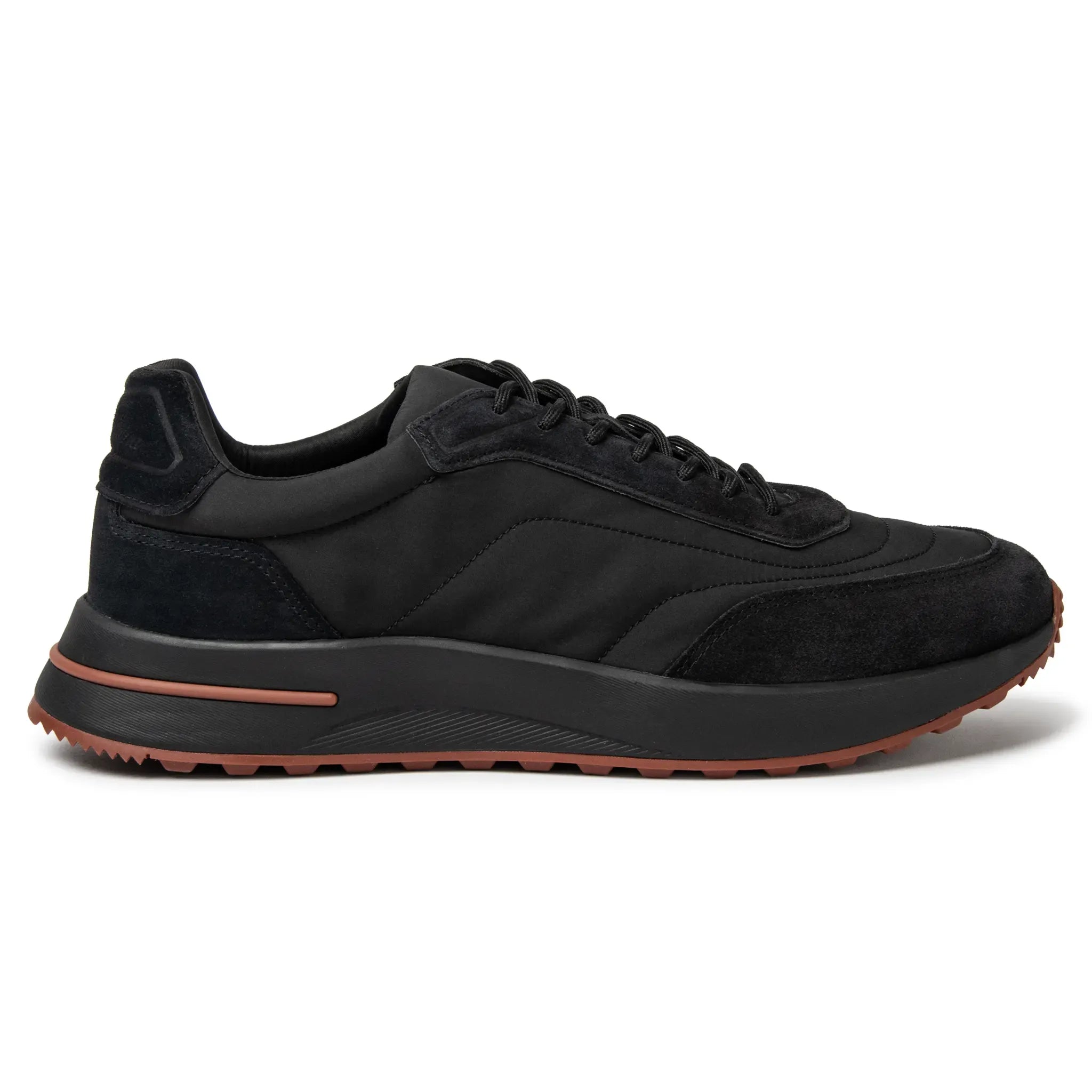 Loro Piana Weekend Walk Technical Fabric and Suede Sneakers 