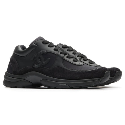 Chanel CC Runner Sneakers Black Reflective "Unworn"