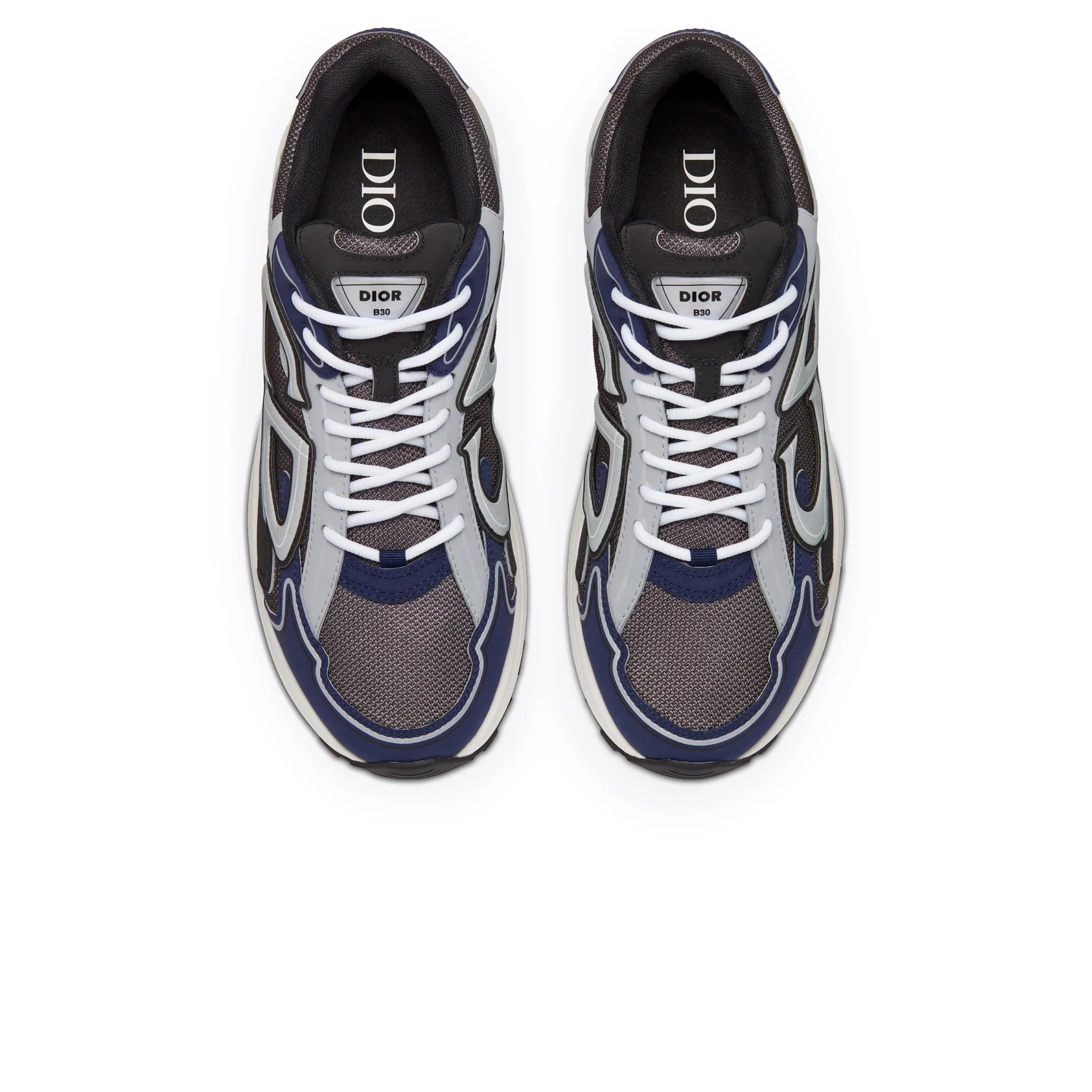 Dior B30 Technical Mesh and Leather Low-Top Running Sneakers 