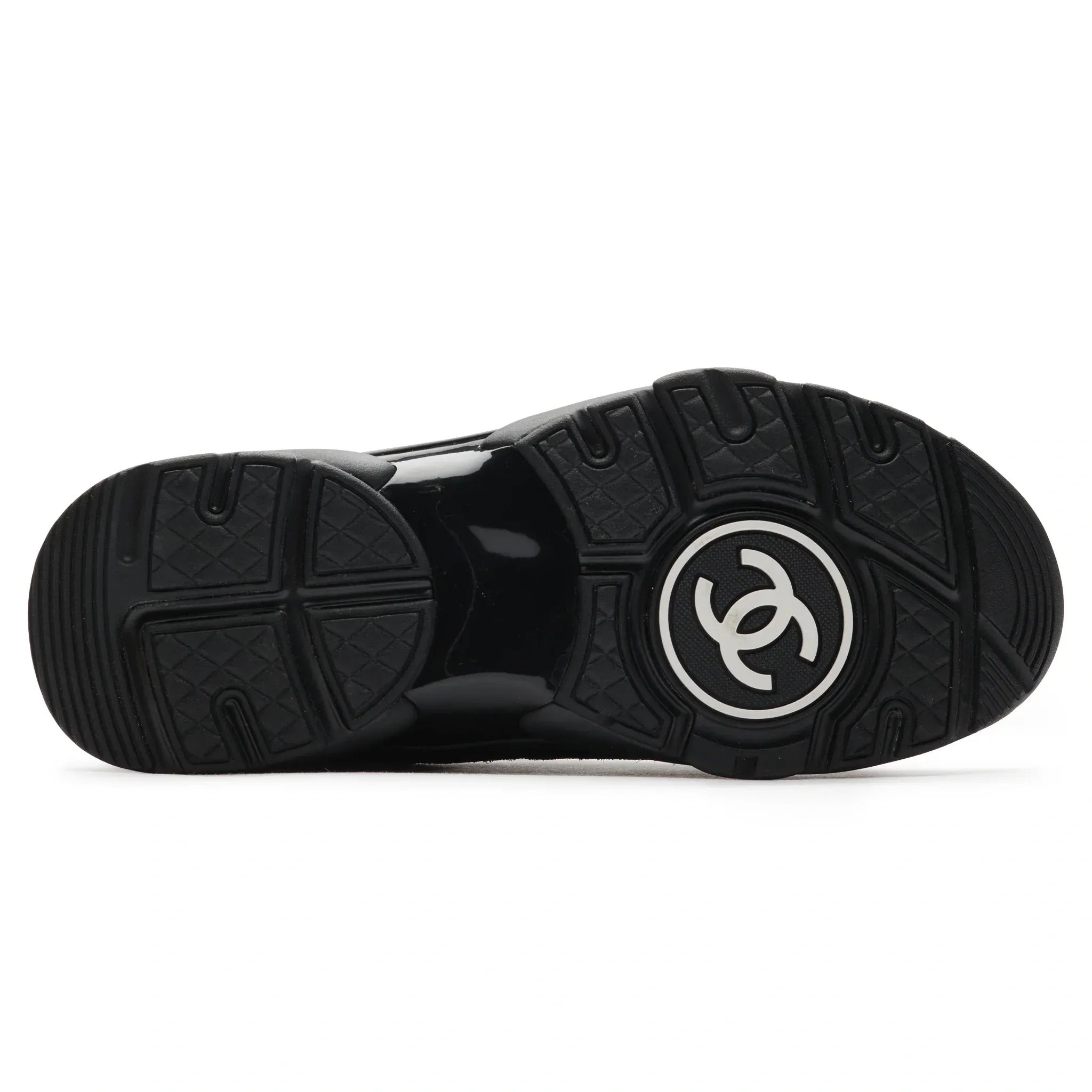 Chanel CC Runner Sneakers Black Reflective 