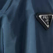 Prada Re-Nylon Enamel Logo Reversible Teal/Black Jacket (Pre-Loved)